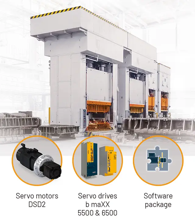 Servo-hydraulic presses