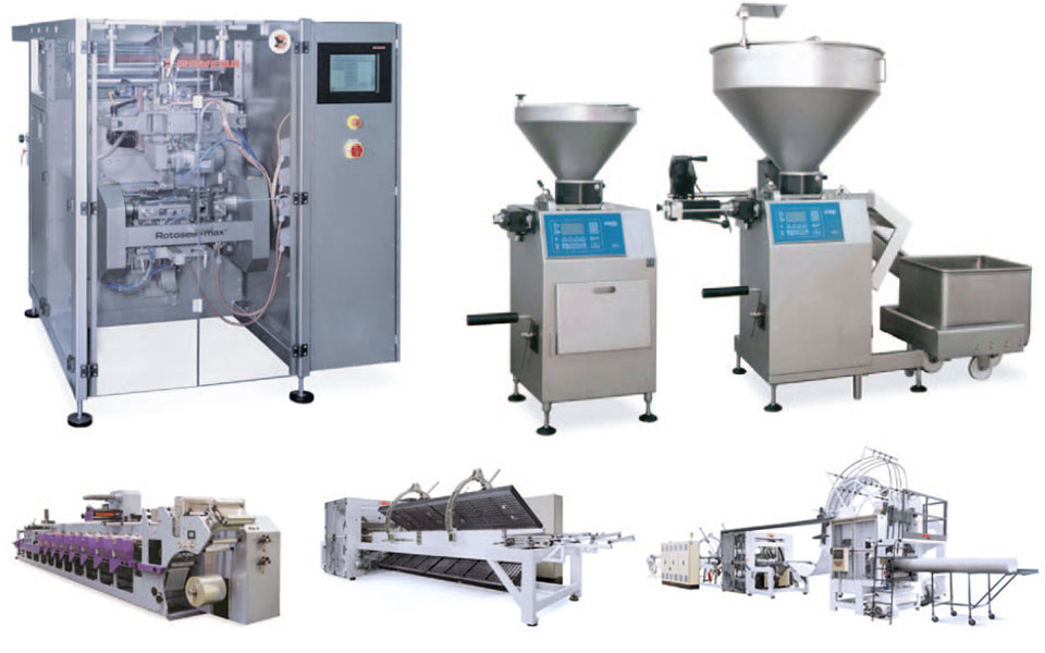 packaging various machines