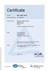 封面图片  Certificate ISO 14001:2015